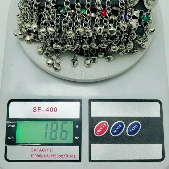 Tribal Belly Belt, Light Weight Belt, Handmade Kuchi Belly Dance Belt - Picture 9 of 12